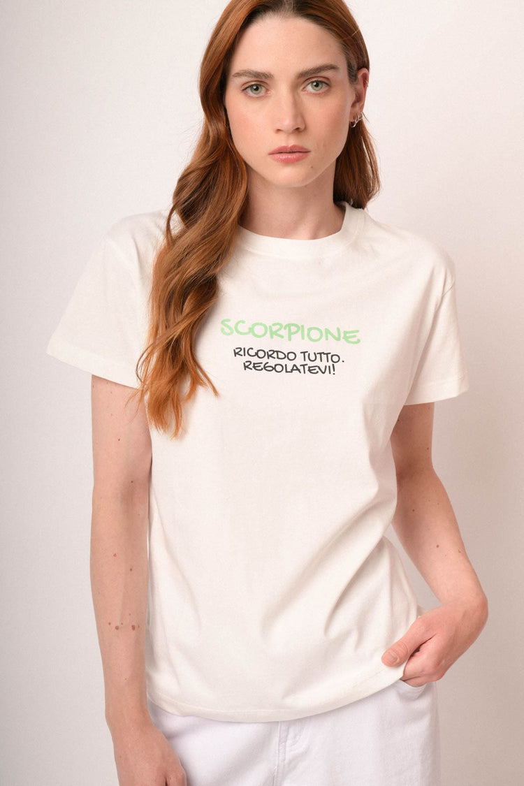 T shirt Scorpione zodiaco