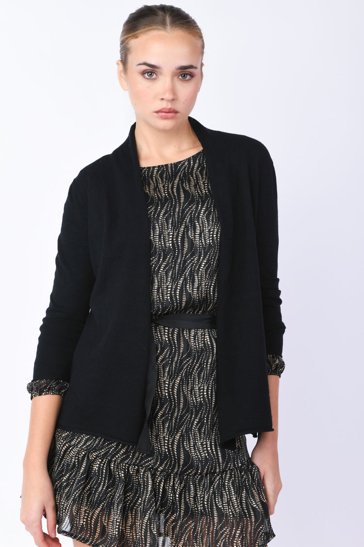 Cardigan misto viscosa