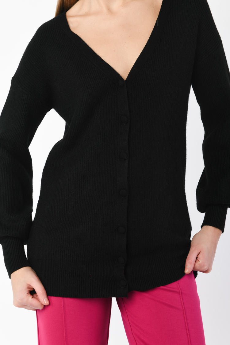 Cardigan oversize a costine