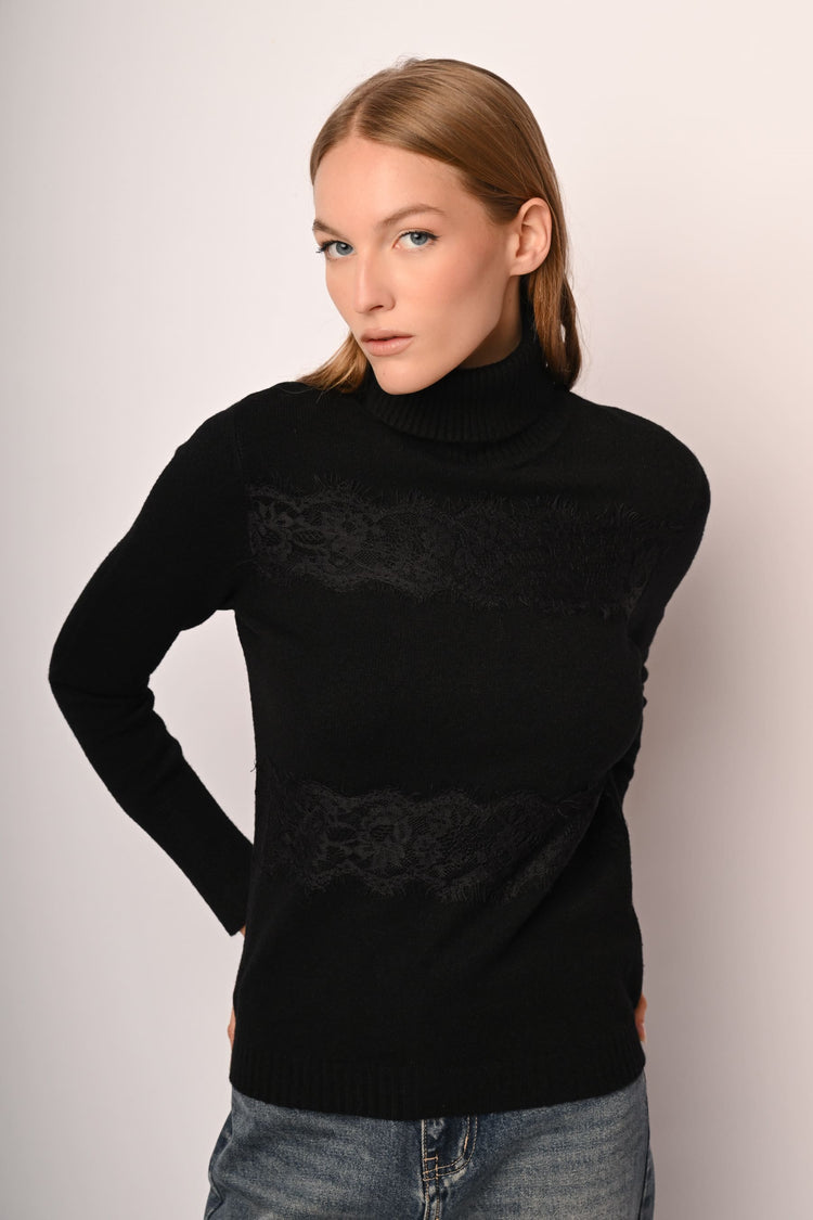 Dolcevita con pizzo