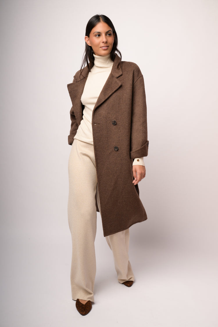 Pantaloni palazzo con lurex