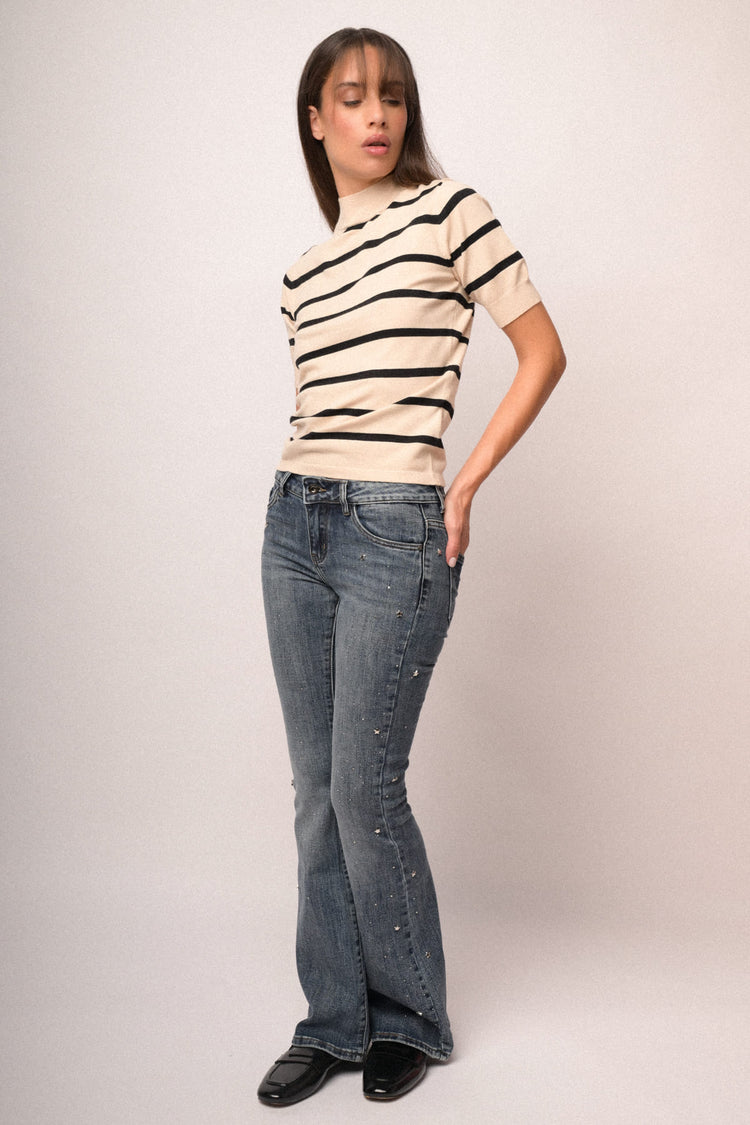 Maglia lupetto e lurex