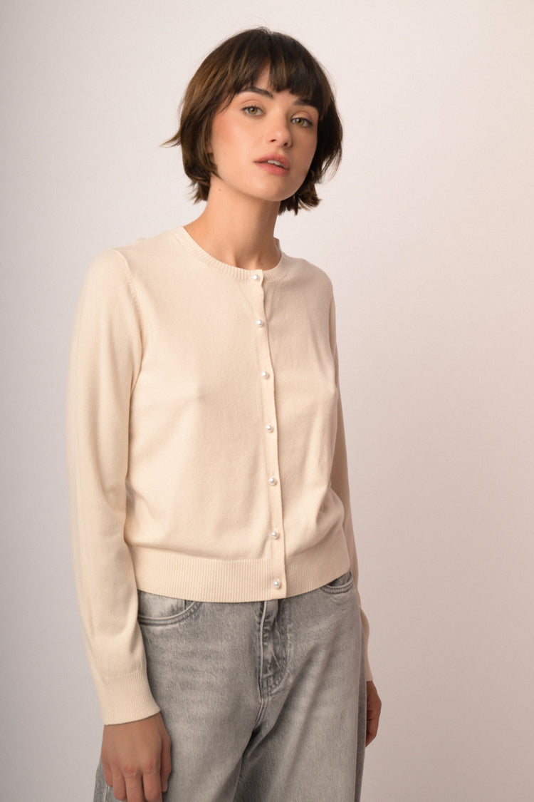 Cardigan con fiocchi