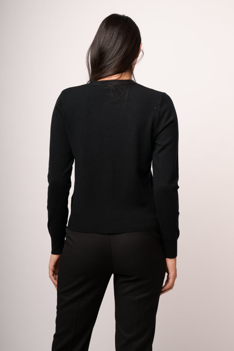 Cardigan over con bottoni