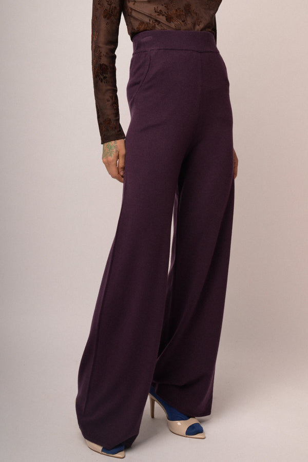 Pantaloni palazzo con tasche
