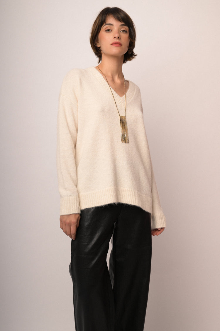Maglia scollo V over