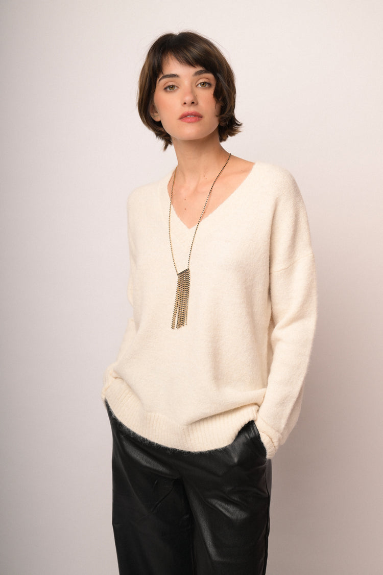 Maglia scollo V over
