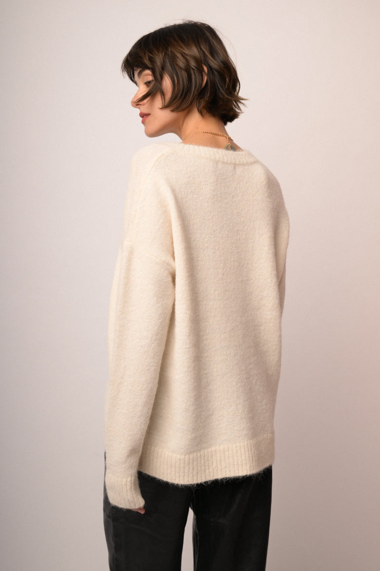 Maglia scollo V over