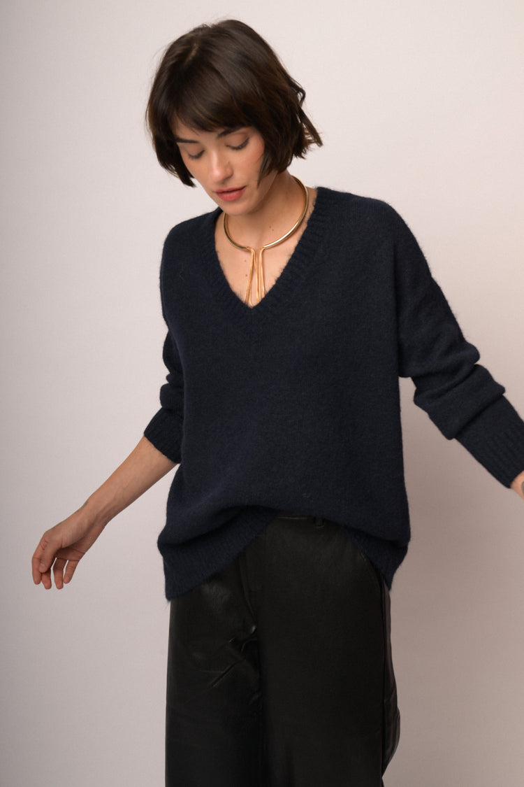 Maglia scollo V over