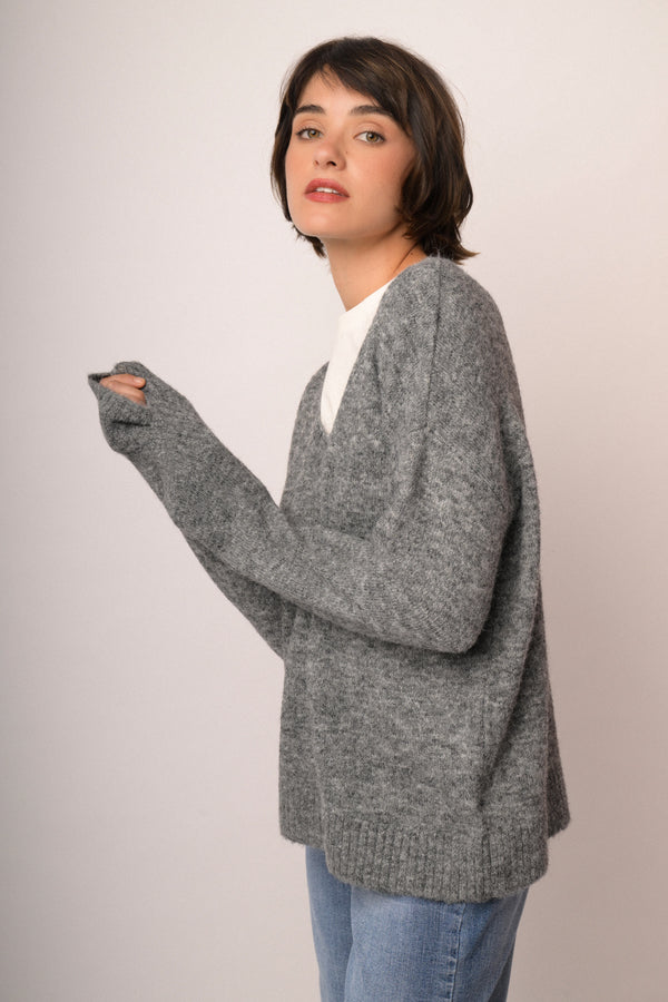 Maglia scollo V over