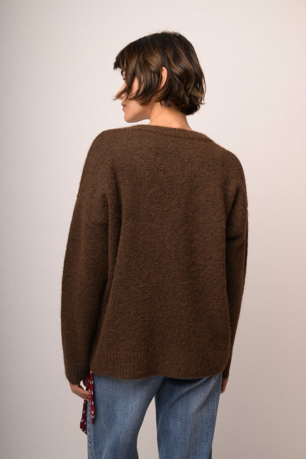 Maglia scollo V over