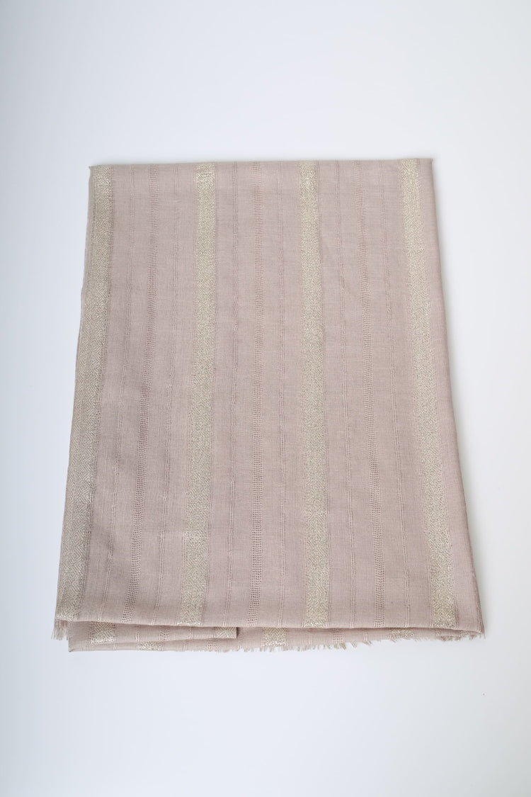 Stola a righe lurex
