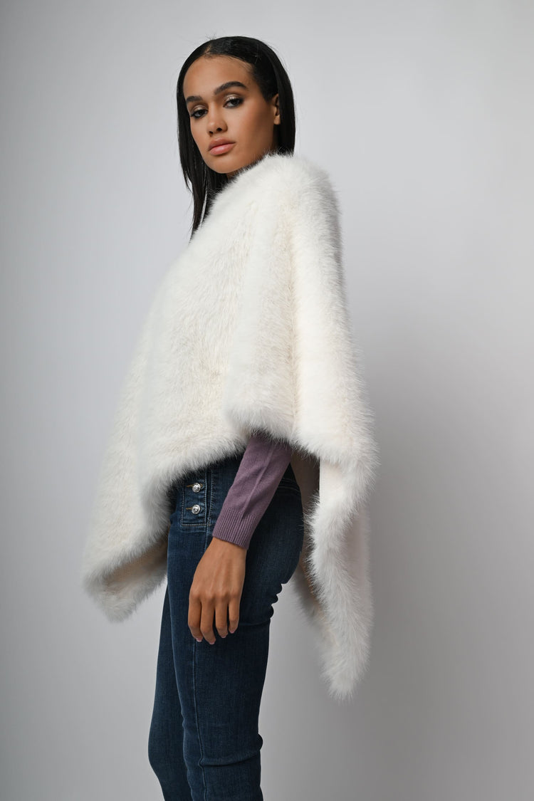 Poncho similpelliccia
