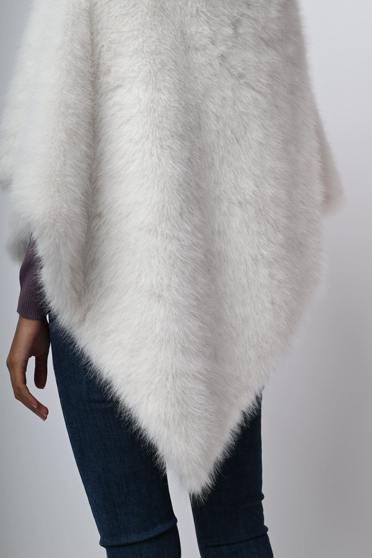 Poncho similpelliccia