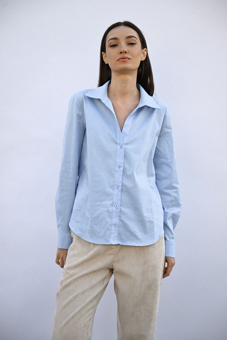 Camicia con bottoni gioiello