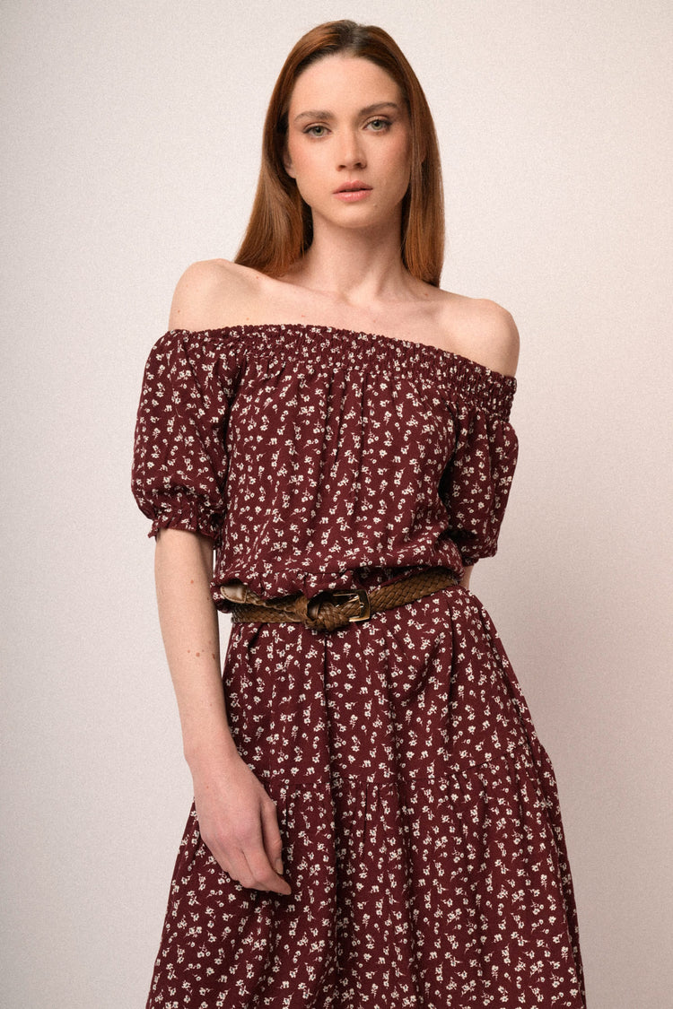 Abito shiffer fantasia microfiori