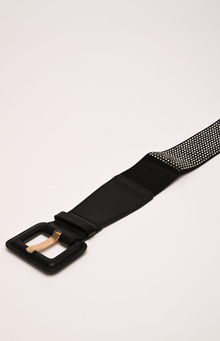 Cintura elastica con strass