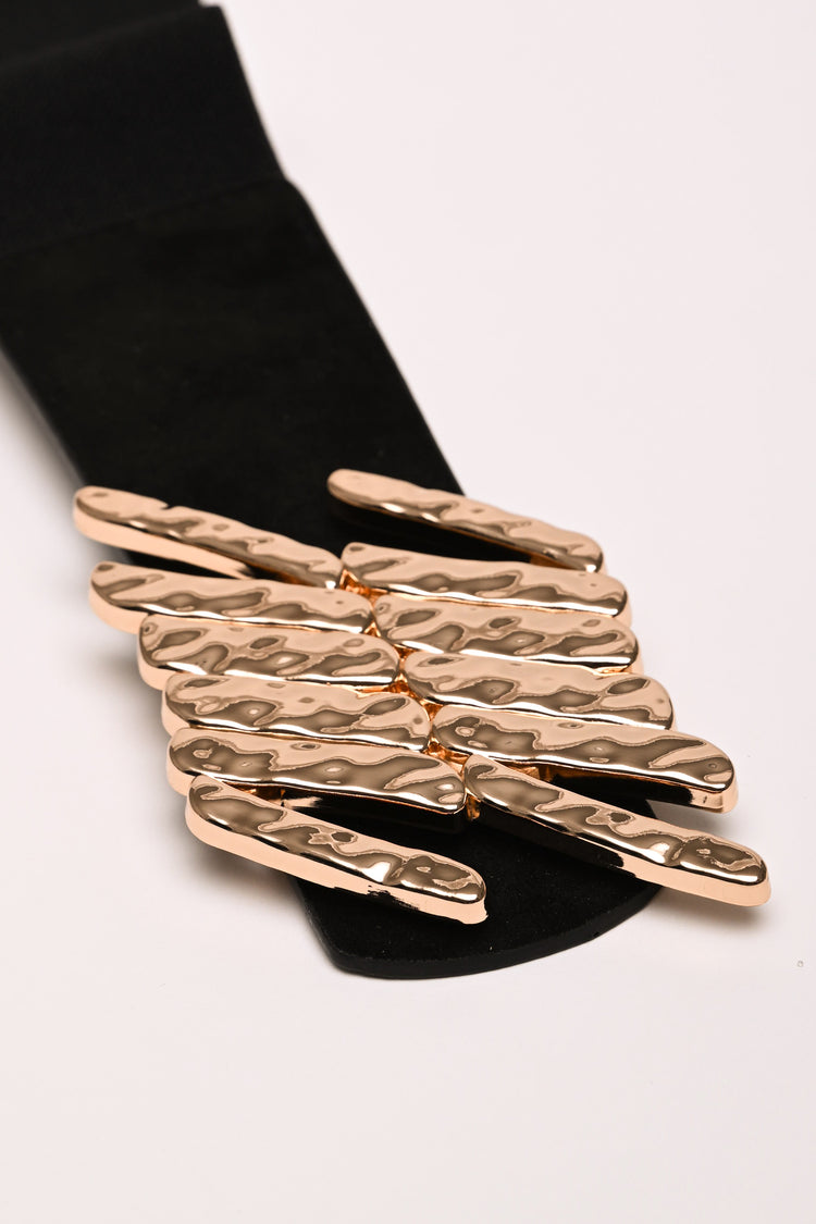 Cintura elastica con fibbia a barre