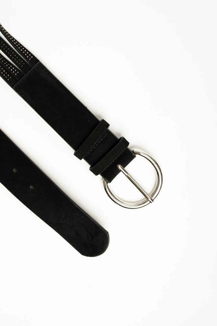 Cintura doppia con strass
