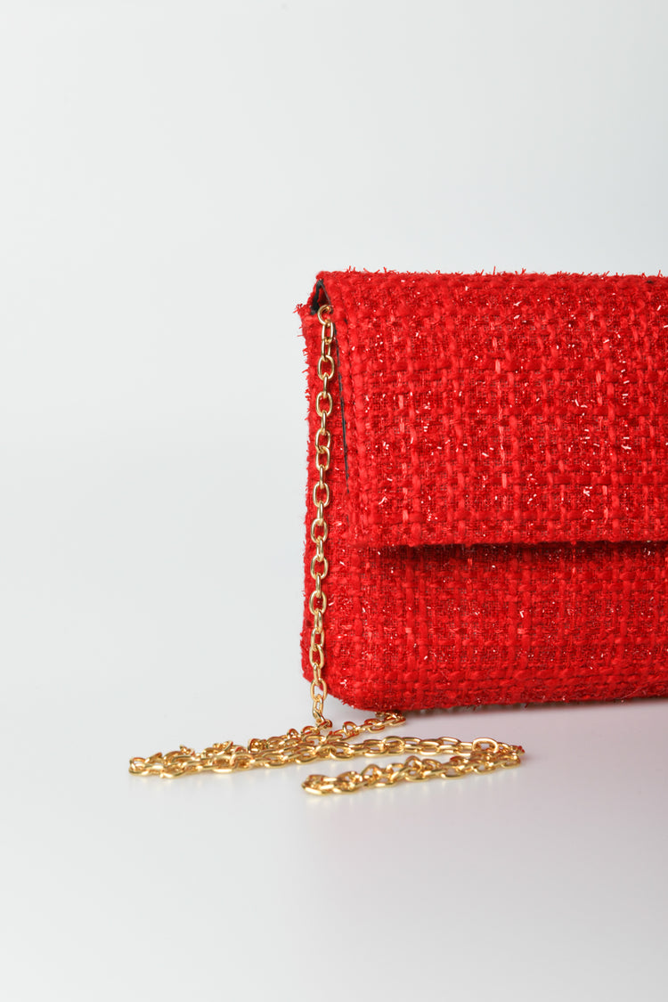 Pochette in tweed