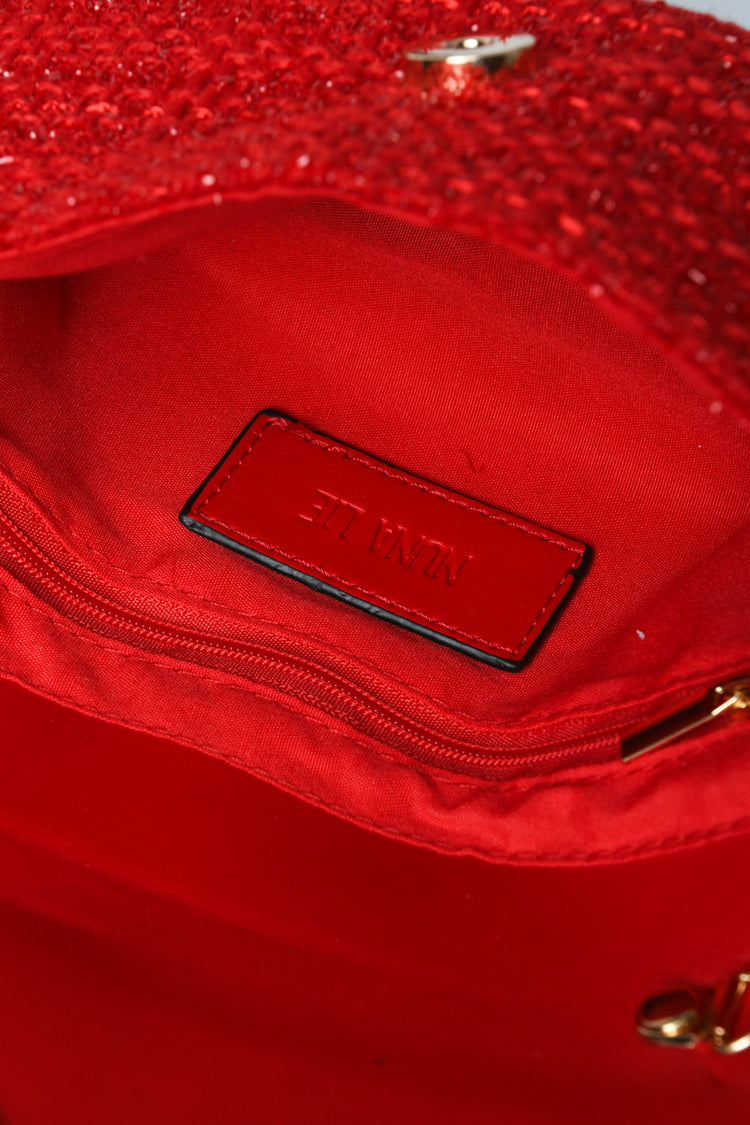 Pochette in tweed