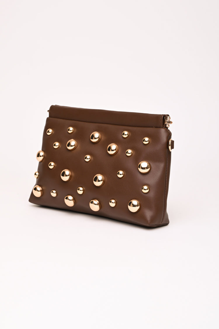 Pochette con borchie