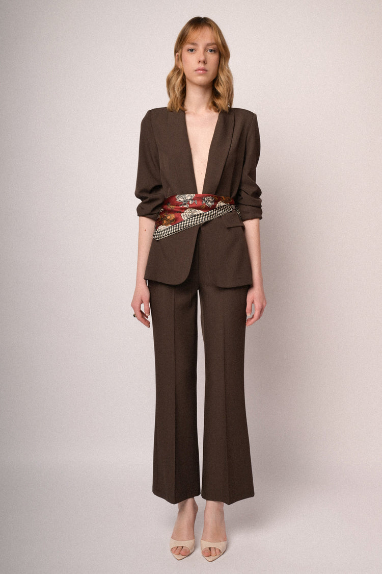 Pantaloni zampa basic