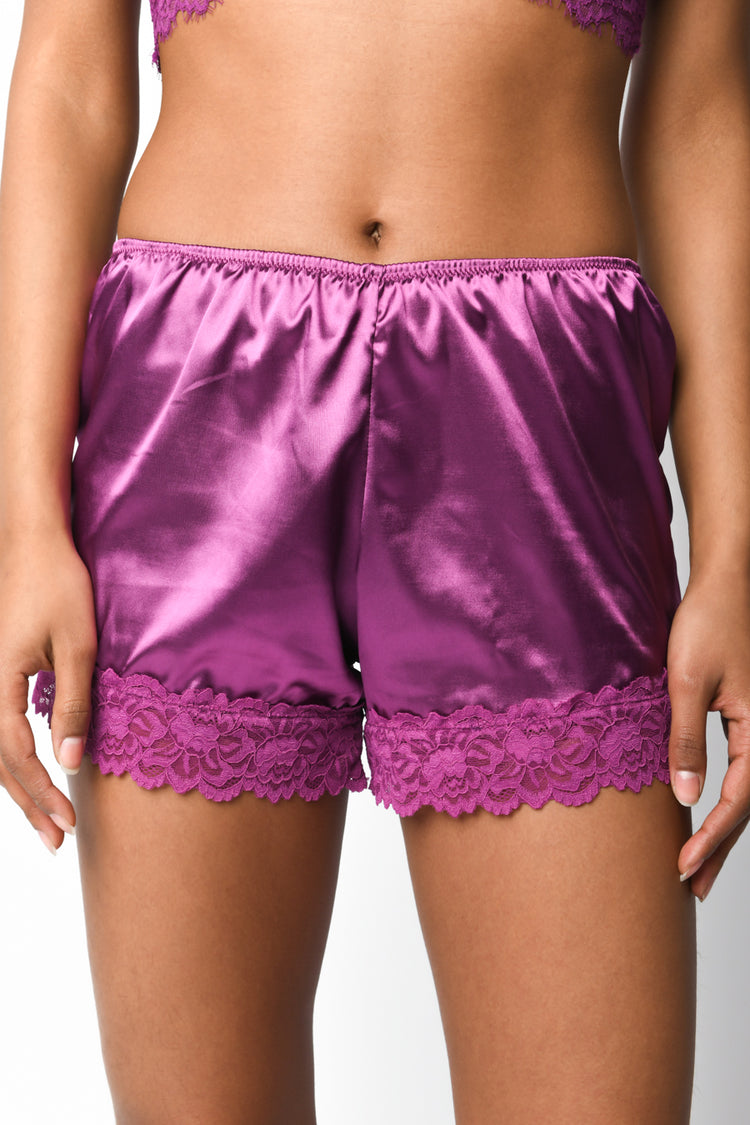 Completo lingerie top + shorts