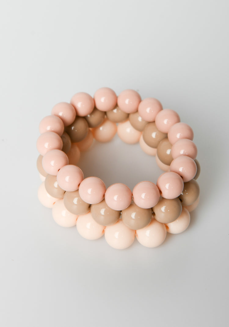 Bracciale multifili in perle